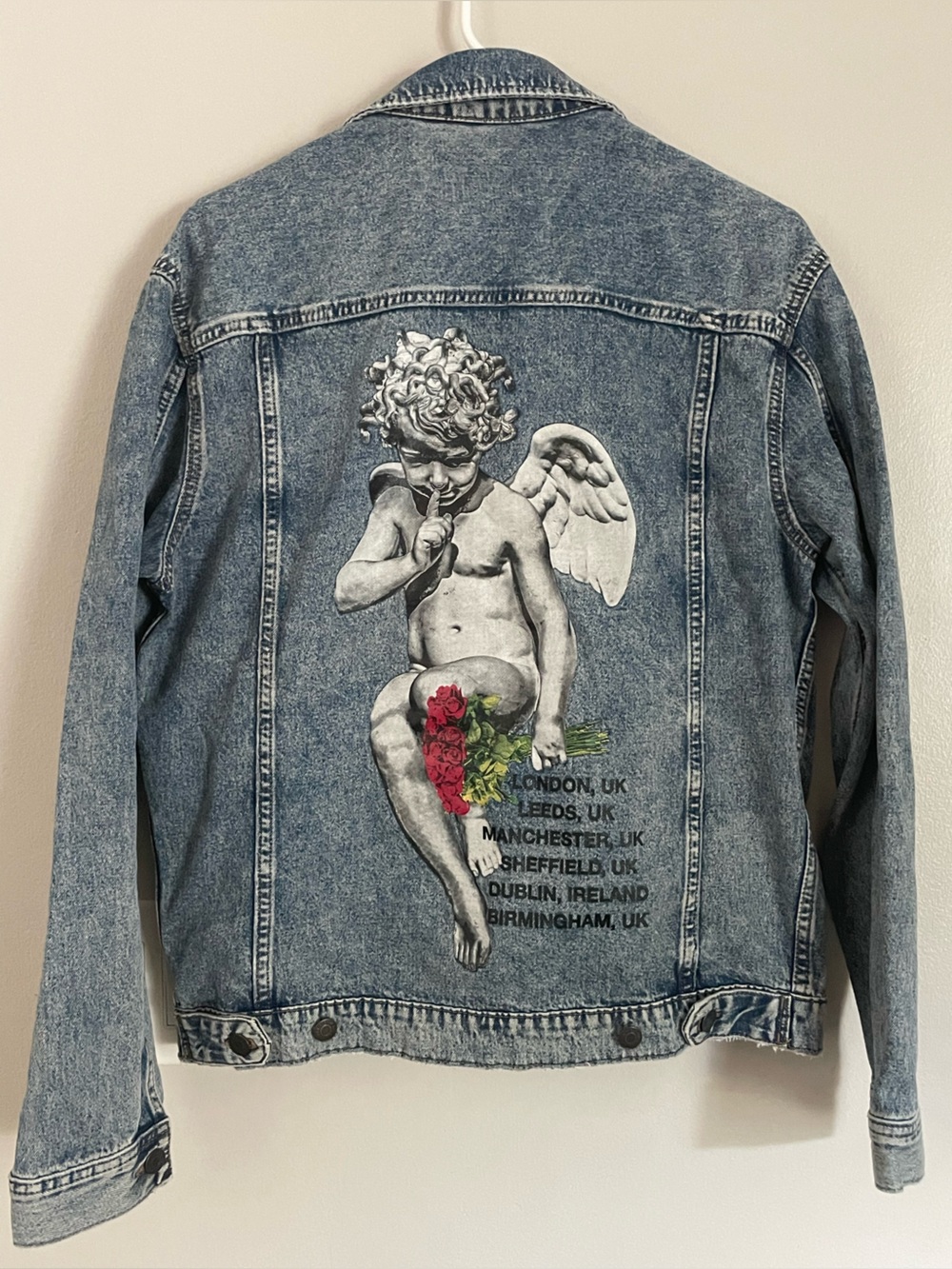 Young Thug European Tour Denim Jacket Limited Edition Cherub Men's Sz M